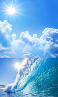 海浪声声，碧海蓝天的写真集